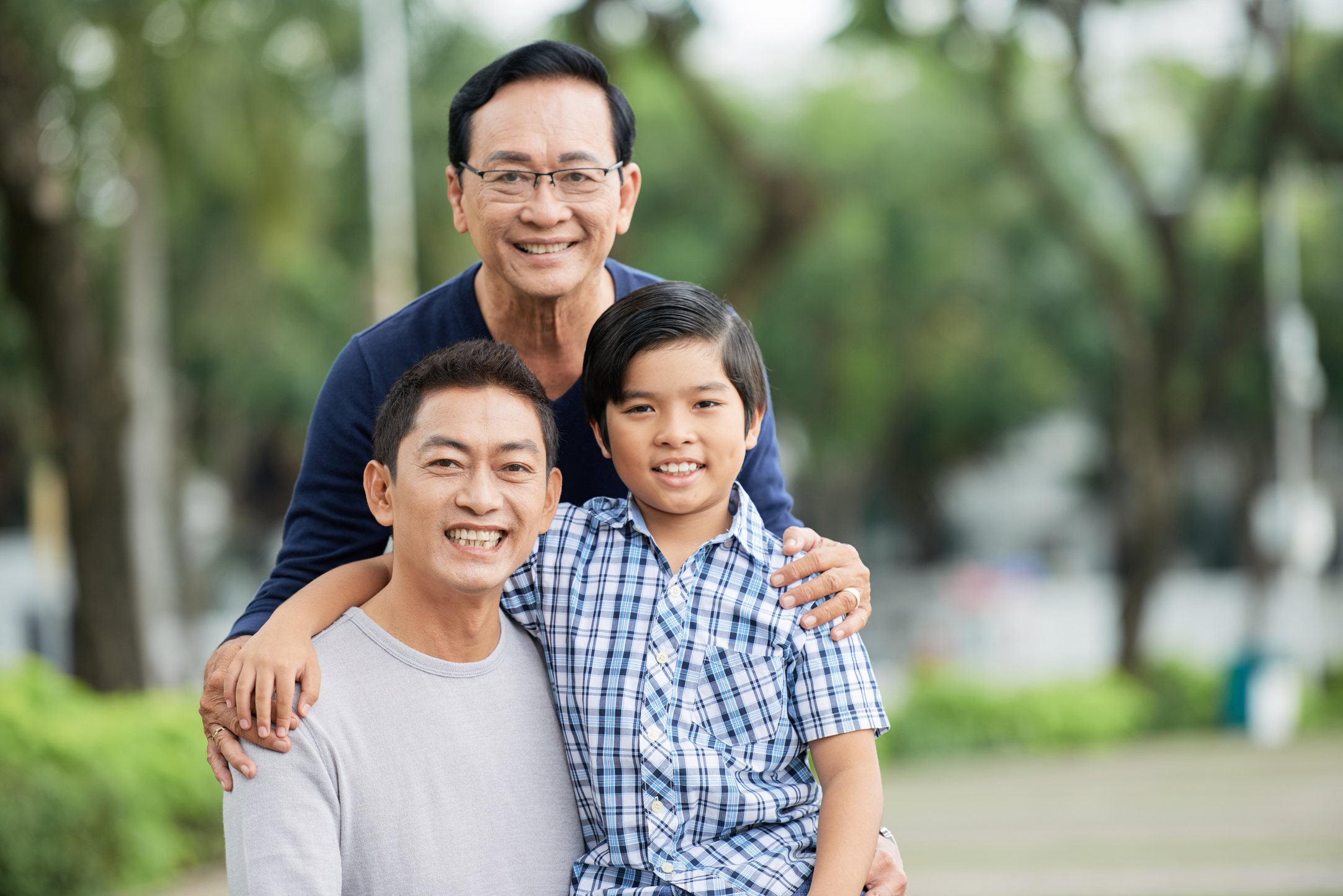 Asian Family Portrait